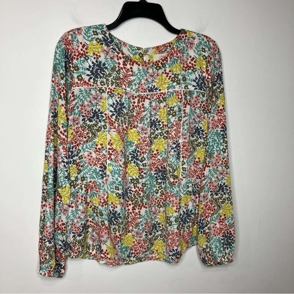 Loft‎ outlet liberty print blouse oversized size XS